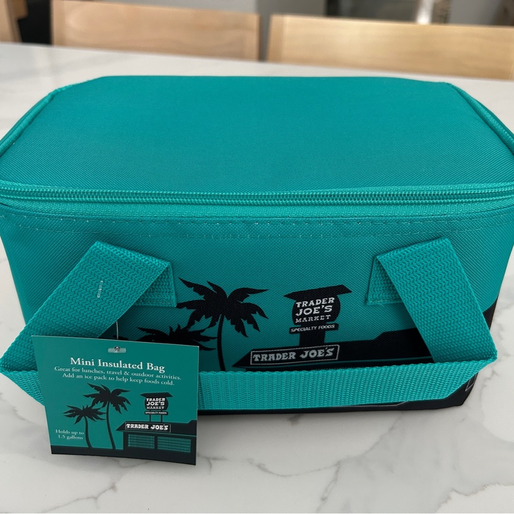 Trader Joe's mini Teal Insulated Bag